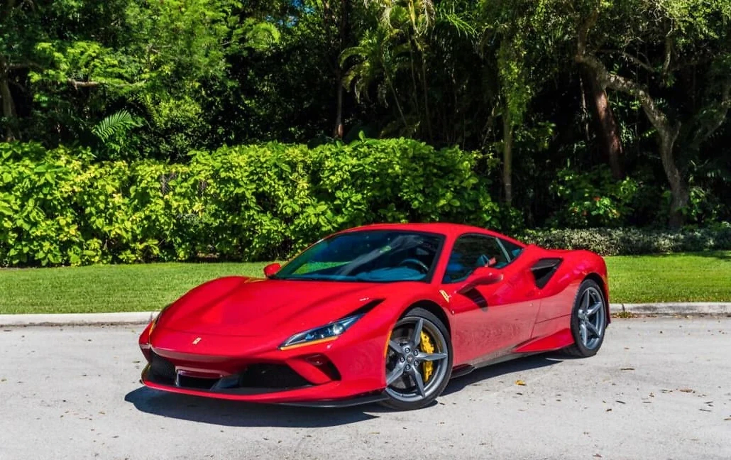 Supercar prepared for a Miami event arrival
